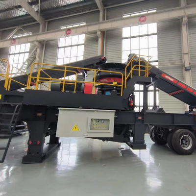 China Hot Sale MTNG400S-3 Wheel Type Mobile Crushing and Screening Station Plant Price
