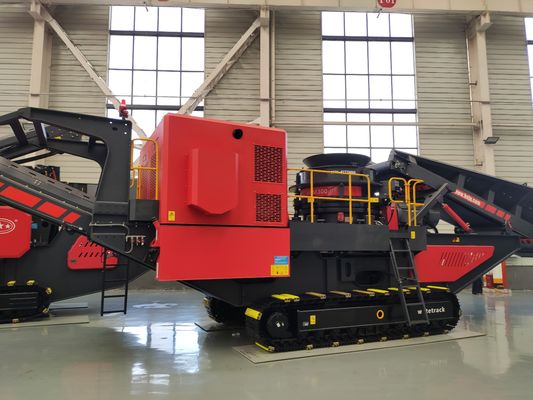 China Hot Sale MTNG400S-3 Wheel Type Mobile Crushing and Screening Station Plant Price