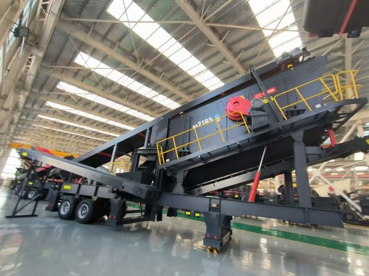 China Hot Sale MTNG400S-3 Wheel Type Mobile Crushing and Screening Station Plant Price