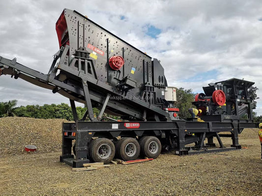 China Hot Sale MTNG400S-3 Wheel Type Mobile Crushing and Screening Station Plant Price