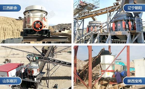 HXGYS 300 Hydraulic Cone Stone Crusher 36-180 T/h Low Price for Coal Granite Gold Ore Mining