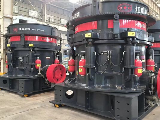 Factory high quality HPM Multi-cylinder Hydraulic Cone Crusher HPM200 for Hard Rocks Crushing With Cube Shape for sale