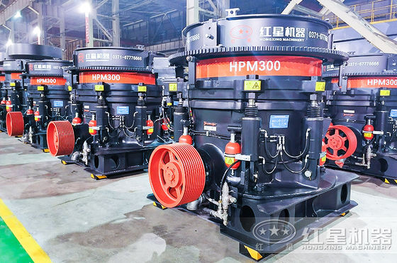 HPM Multi-cylinder Hydraulic Cone Crusher HPM300 Reduces the Consumption of Spare Parts
