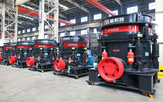 HPM Multi-cylinder Hydraulic Cone Crusher HPM300 Reduces the Consumption of Spare Parts